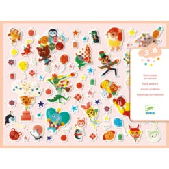 Djeco Stickerset Feest Puffy-stickers