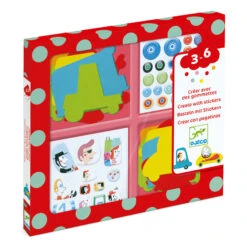 Djeco Stickerset Knutselset Ik-hou-van-auto’s