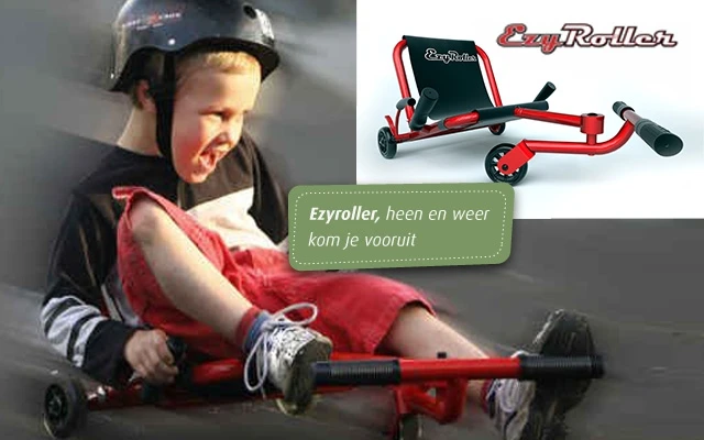 EzyRoller Rood Skelter/ligfiets 5 EzyRoller Rood Skelter/ligfiets - Afbeelding 3