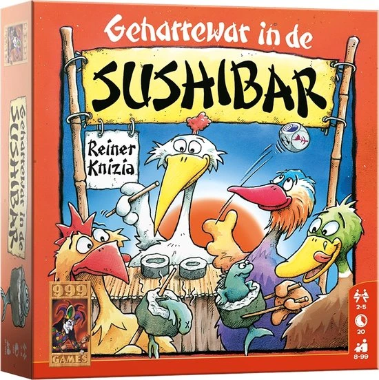 Geharrewar In De Sushibar Dobbelspel 3 Geharrewar In De Sushibar Dobbelspel