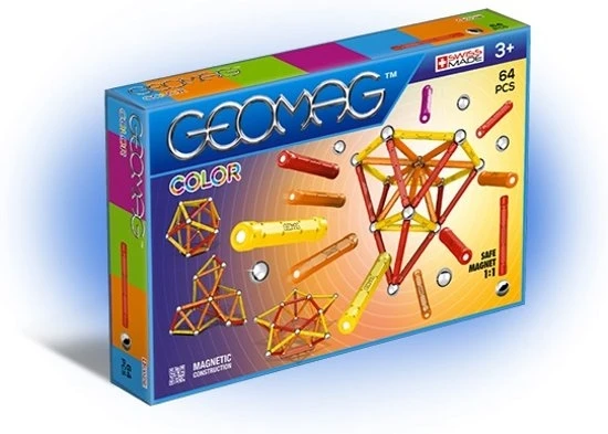 Geomag Color 64-delig 4 Geomag Color 64-delig - Afbeelding 2