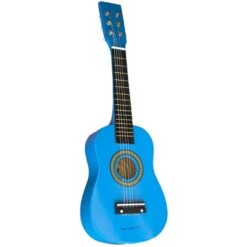Houten Gitaar Blauw Kindergitaar -Speel Actief Verkoop gitaar blauw newclassictoys 1