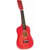 Houten Gitaar Rood Kindergitaar -Speel Actief Verkoop gitaar rood newclassictoys 341
