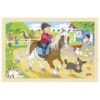 Houten Puzzel Pony Boerderij -Speel Actief Verkoop goki 57412 houten puzzel pony farm