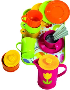 Gowi Koffie En Thee Servies Parijs 14-delig Kunststof -Speel Actief Verkoop gowi 454 16 theeservies koffieservies Paijs 18 delig