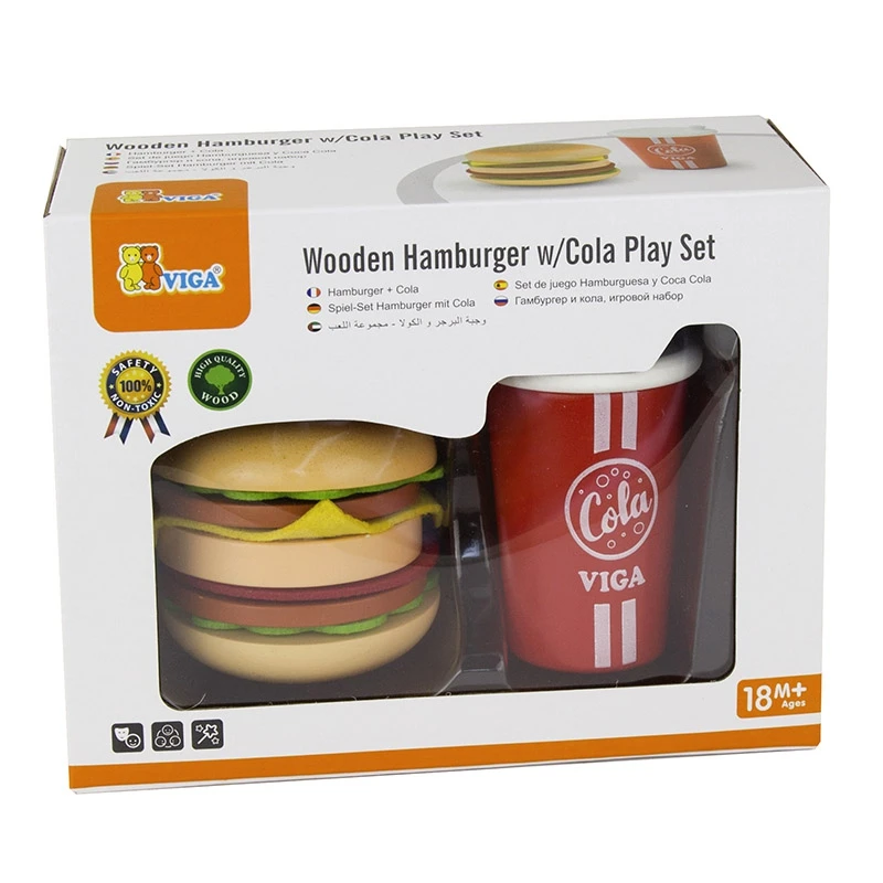 Hamburger Met Beker Cola Vigatoys 5 Hamburger Met Beker Cola Vigatoys - Afbeelding 3