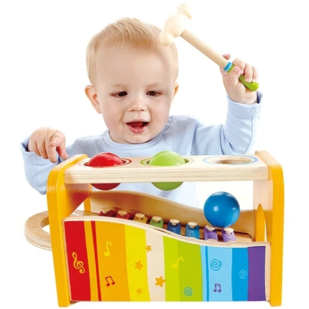 Houten Xylofoon En Hamerbank In 1 – Hape Pound And Tap Bench 6 Houten Xylofoon En Hamerbank In 1 – Hape Pound And Tap Bench - Afbeelding 4