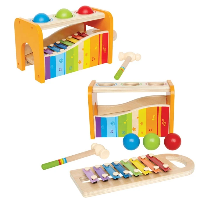 Houten Xylofoon En Hamerbank In 1 – Hape Pound And Tap Bench 7 Houten Xylofoon En Hamerbank In 1 – Hape Pound And Tap Bench - Afbeelding 5