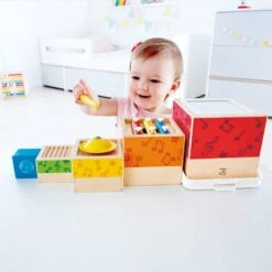 Stapelbare Muziekset – Hape Stacking Music Set -Speel Actief Verkoop haoe e0336 stapelbare muziekset 2