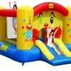 Springkussen Clown Slide & Hoop Bouncer -Speel Actief Verkoop happy hop 9201 springkussen clown slide hoop