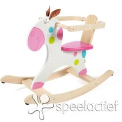 Hobbelpaard Scratch – Dots -Speel Actief Verkoop hobbelpaard scratch dots 1