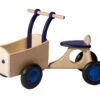Houten Bakfiets Blauw Loopfiets VanDijkToys