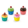 Vigatoys Cupcakeset Met Klitteband (4 Stuks) -Speel Actief Verkoop houten cupcakes vigatoys v0808
