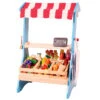 Marktkraam Njoykids -Speel Actief Verkoop houten marktkraam njoykids n4036