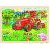 Houten Puzzel Traktor 1 Houten Puzzel Traktor -Speel Actief Verkoop houten puzzel traktor goki 57655