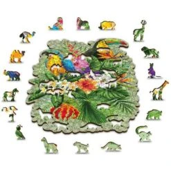 Wooden City Houten Puzzel Tropical Birds L300 -Speel Actief Verkoop houten puzzel wooden city tropical birds L300 3