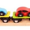BigJigs BJT199 Houten Trein Autotransport -Speel Actief Verkoop houten trein bigjigs auto transporter bjt199