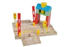 BigJigs BJT226 Rail & Road Seinhuisje -Speel Actief Verkoop houtentrein bigjigs signaalhuis overweg bigjigs bjt226 1