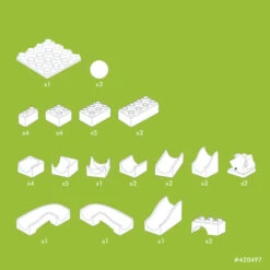 Hubelino Knikkerbaan Uitbreidingset Wissel 43-delig -Speel Actief Verkoop hubelino 420497 uitbreiding wissel knikkerbaan 6