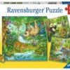 In Het Oerwoud – Ravensburger – 3 X 49 Stukjes