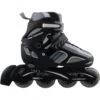 Verstelbare Inline Skate Skeeler Nijdam Zwart -Speel Actief Verkoop inline skates nijdam 52rv