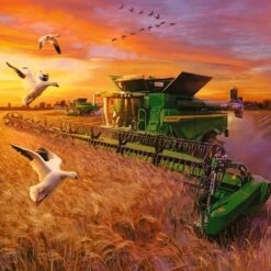 John Deere In Actie – Ravensburger – 3 X 49 Stukjes -Speel Actief Verkoop john Deere in actie puzzel ravensburger 3