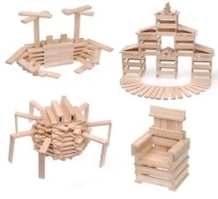 Kapla C100 Wooden Box 100 Delig -Speel Actief Verkoop kapla bouwplankjes 4 3