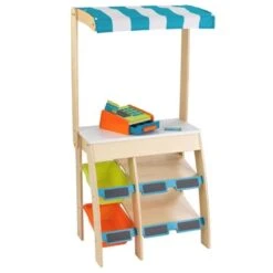 Marktkraam / Winkeltje Kidkraft (incl. Kassa) 8 Marktkraam / Winkeltje Kidkraft (incl. Kassa) -Speel Actief Verkoop kidkraft 53017 marktkraam winkeltje 3 1