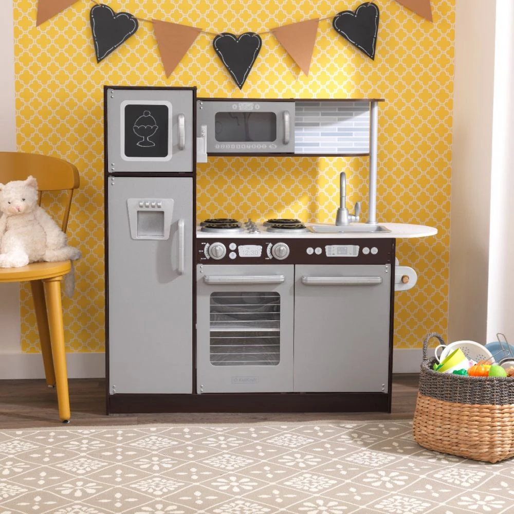 Kidkraft Uptown Espresso Speel-Keuken Kinderkeuken 5 Kidkraft Uptown Espresso Speel-Keuken Kinderkeuken - Afbeelding 3