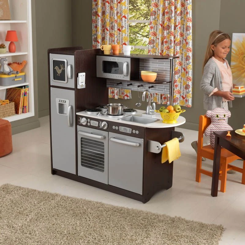 Kidkraft Uptown Espresso Speel-Keuken Kinderkeuken 4 Kidkraft Uptown Espresso Speel-Keuken Kinderkeuken - Afbeelding 2