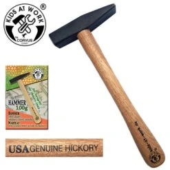 Kids At Work Kinderhamer Bankhamer 100 Gr Kindergereedschap -Speel Actief Verkoop kids at work hamer bankhamer 100 gram hickory steel kindergereedschap 1 1
