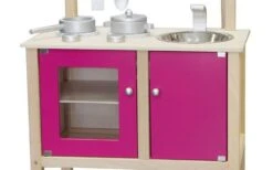 Houten Keuken “Little Chef”, Rose -Speel Actief Verkoop kinderkeuken simply for kids little chef rose 2 1