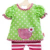 Tuniek Met Gestreepte Legging Mt. 20 – 25 Cm. -Speel Actief Verkoop kledingsetje pop heless 1255 2255