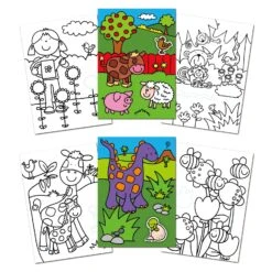 Eerste Kleurboek Met Stickers First Sticker Colouring Book -Speel Actief Verkoop kleurboek met stickers first sticker colouring book 1 1
