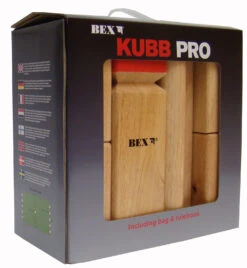 Kubb Professional Red-King Rubberwood