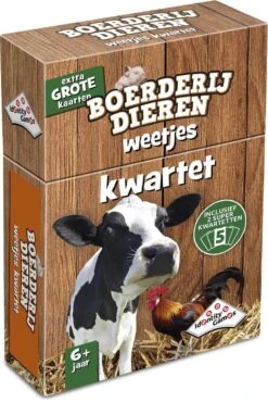 Kwartet Spel Boerderijdieren Weetjes-kwartet 6 Kwartet Spel Boerderijdieren Weetjes-kwartet -Speel Actief Verkoop kwartet weetjes kwartet boerderijdieren 1 1