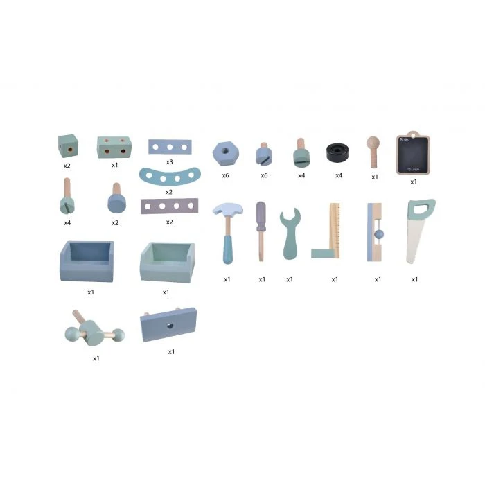 Houten Werkbank Little Dutch Met Gereedschap 5 Houten Werkbank Little Dutch Met Gereedschap - Afbeelding 3