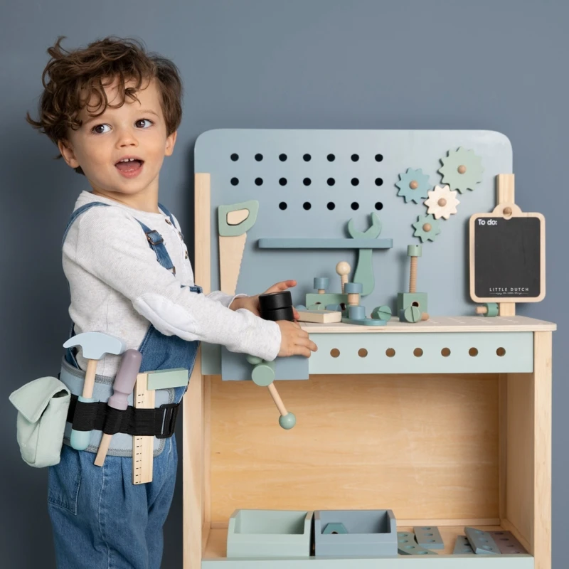 Houten Werkbank Little Dutch Met Gereedschap 9 Houten Werkbank Little Dutch Met Gereedschap - Afbeelding 7