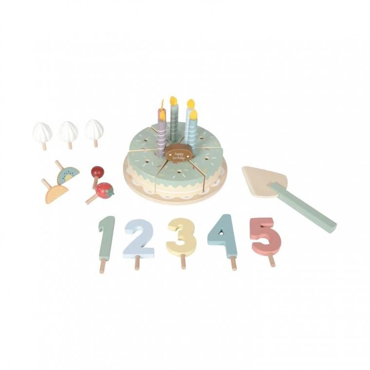 Little Dutch LD4474 Houten Verjaardagstaart 6 Little Dutch LD4474 Houten Verjaardagstaart - Afbeelding 4
