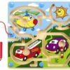 Magneetlabyrinth Transport -Speel Actief Verkoop magneetlabyrinth mighty motors hape