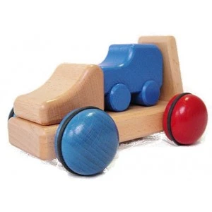 Houten Mini-Autotransporter Fagus 4 Houten Mini-Autotransporter Fagus - Afbeelding 2