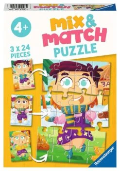 Kinder-Puzzel Mix & Match Bonte Kleren – Ravensburger