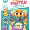 Kinder-Puzzel Mix & Match Schattige Dino’s – Ravensburger -Speel Actief Verkoop mixmatch puzzle schattige dinos ravensburger