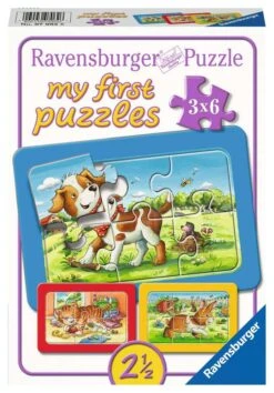 My First Puzzles Mijn Dierenvriendjes – Puzzel Ravensburger 3×6 Stukjes