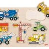 Noppenpuzzel Bouwvoertuigen -Speel Actief Verkoop noppenpuzel bouwvoertuigen goki 57593