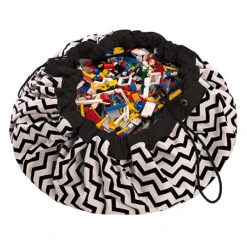 Opbergzak En Speelkleed 2 – In – 1 – Play&Go Zigzag Black -Speel Actief Verkoop opbergzak speelmat play go zigzag black 1