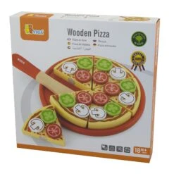 Vigatoys Pizza Met Beleg (Snijfiguur) 8 Vigatoys Pizza Met Beleg (Snijfiguur) -Speel Actief Verkoop pizza vigatoys v8500 1 1