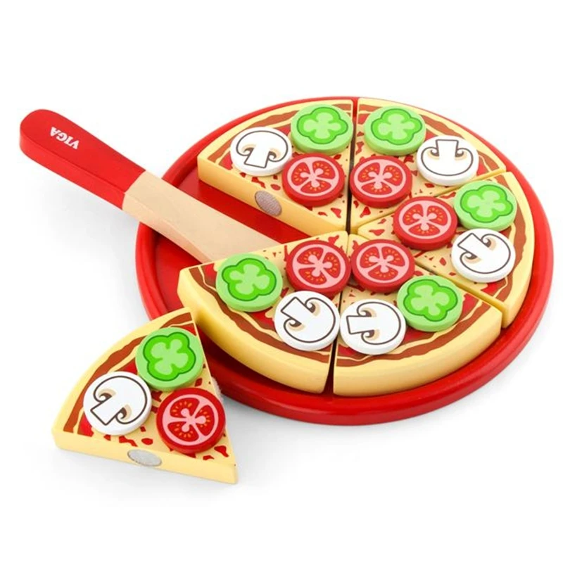 Vigatoys Pizza Met Beleg (Snijfiguur) 4 Vigatoys Pizza Met Beleg (Snijfiguur) - Afbeelding 2