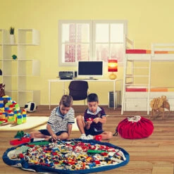 Opbergzak En Speelkleed 2 – In – 1 – Play&Go Zigzag Black -Speel Actief Verkoop play go opbergzak 3 2