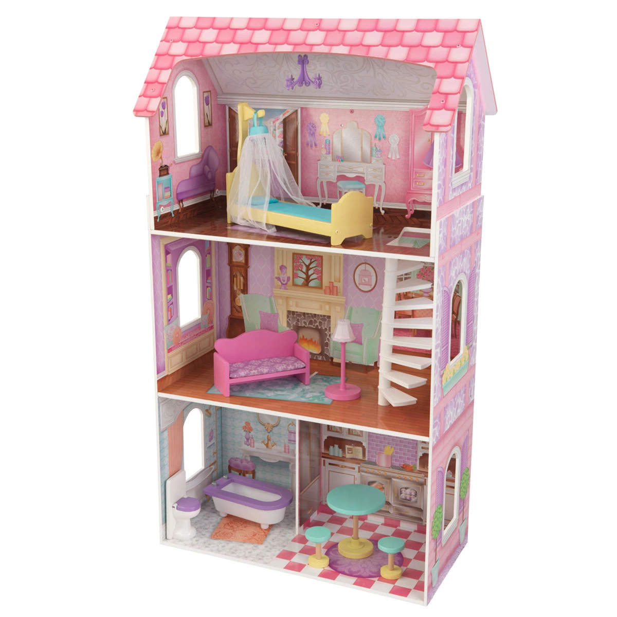 Poppenhuis / Barbiehuis Penelope 4 Poppenhuis / Barbiehuis Penelope - Afbeelding 2